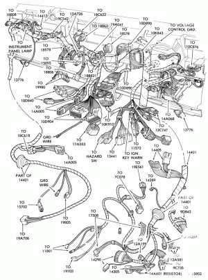 ELECTRICAL SYSTEMS-Wiring system - instrument panel