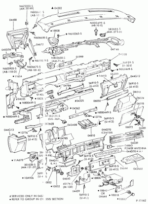 INSTRUMENT PANEL AND FLOOR-Instrument panel