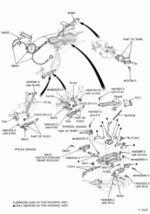 C5 TYPE - EXTERNAL PARTS-EXTERNAL PARTS- shift mechanism - floor or console-K