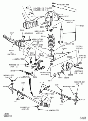Рычаги, тяги подвески, составляющие
