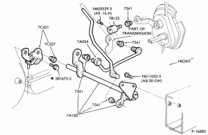 AOT TYPE - EXTERNAL PARTS-EXTERNAL PARTS- transmission shift controls-A,MA