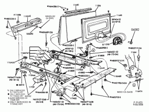 SEATS AND SEAT BELTS-Rear storage compartment - B/T 74