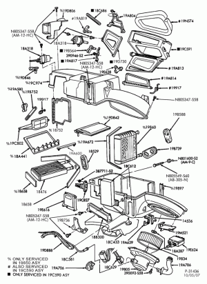 AIR CONDITIONER-Heater & controls - details - A.T.C.