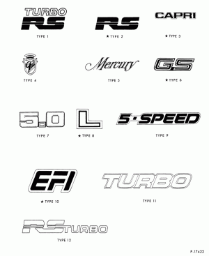 4 CYL. 1.6L (98 C.I.D.)-B (Tempo) & MB (Topaz)