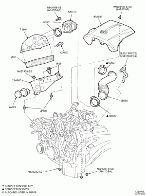 CHOKE, ACCELERATOR AND SPEED CONTROL-Air cleaner - exc. NGV