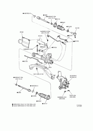 Тяга рулевая, маятник, поперечная тяга