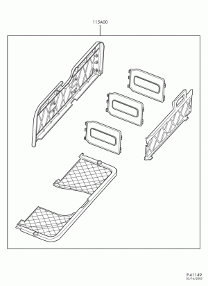 SOFT, INTERIOR TRIM-Cargo organizer kit - cargomax - storage-E150/550