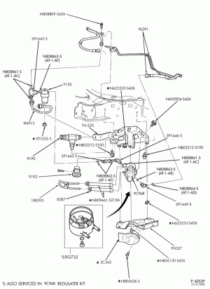 MANIFOLDS, THERMOSTATS & EMISSION PARTS-Fuel system - fuel tank - NGV - Page D