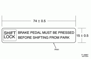 AUTOMATIC TRANSMISSION-EXTERNAL PARTS - Automatic transmission /transaxle identification tags-DM
