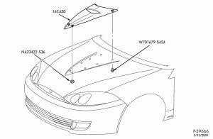 FENDERS AND HOODS-Hood scoop insert