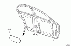SHEET METAL-Front & rear door drain plug - R.H. & L.H.