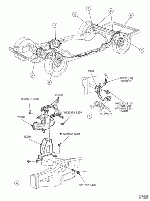 BRAKES-Disc brake system - rear disc - with anti-lock & traction control - Page A