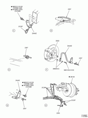 BRAKES-Disc brake system - rear disc - with anti-lock & traction control - Page B