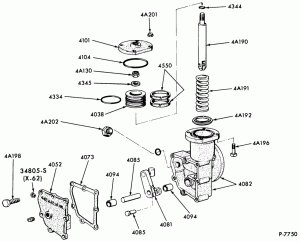SHIFT SYSTEM-(1980/87)-single and tandem w/o torsion spring shift-B-C-CT-F-L-LN-