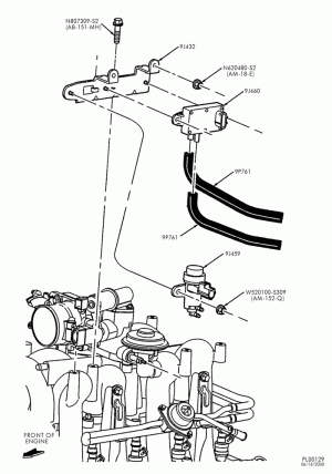 8 CYL. 5.4L-Fuel lines & related parts - E150/350, F150/250 - under 8500# GVW
