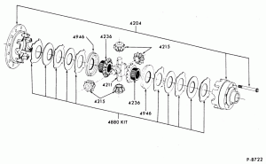 REAR AXLE-REAR AXLE- Locking differential - Dana (Spicer) 267 (70)-E250/350