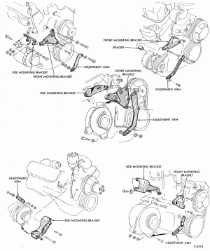 ALTERNATOR MOUNTING PARTS