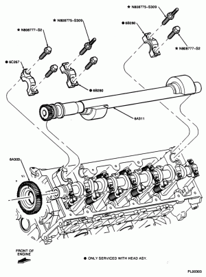 10 CYL. 6.8L-Balance shaft & related parts-E250/550