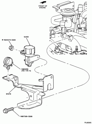 10 CYL. 6.8L-EVR bracket assembly & related parts