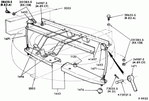 SPARE WHEEL CARRIERS-Spare wheel carrier (frame mounted)-F-FT600/900
