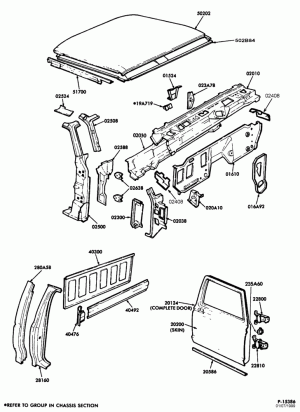SHEET METAL-Sheet metal - upper body-F-FT600/900