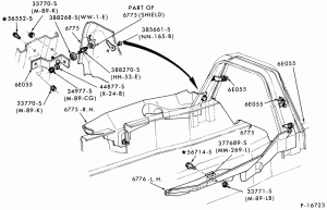 8 CYL. 8.2L (501 C.I.D.) DIESEL DETROIT 990-C-CT800-R.H. and L.H. (rear)(1981/)