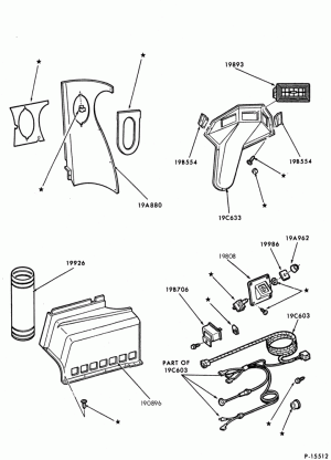 AIR CONDITIONING-Bezels and Controls - built-in (dealer installed)-auxiliary-cobra head-All