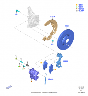Front Brake Discs and Calipers; 21/AUG/2018