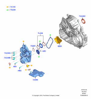 Transmission Pump Assy, 8 Speed Auto Trans 8F35; 06/SEP/2018