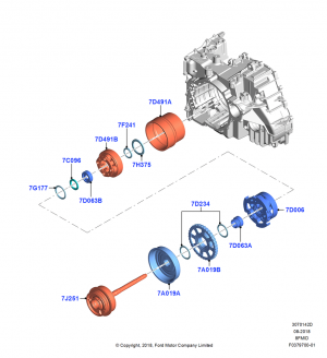 Planetary Gear Sets, 8 Speed Auto Transmission 8F57; 06/SEP/2018