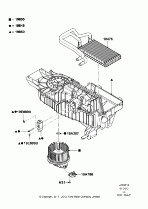 Радиатор отопителя салона