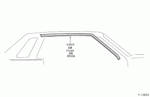 ROOF-Roof side weatherstrips - body type 66