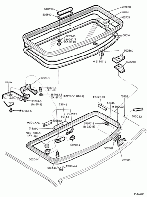ROOF-Sliding roof - flip-up removable