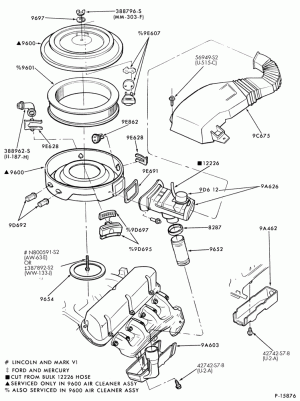 Патрубок подачи воздуха в ДВС
