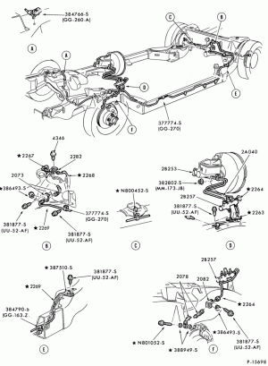 Шланг, трубка тормозной системы