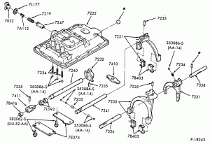 EXTERNAL PARTS-(1983/) - Clark 280/550 Series-F-FT600/800