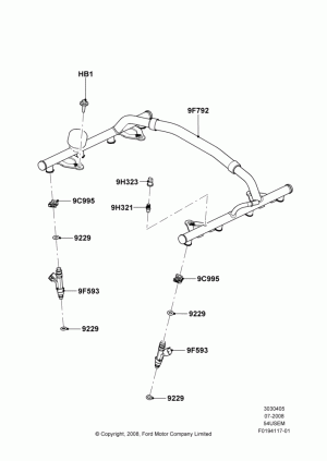 Форсунка топливная