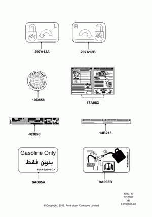 Информационные знаки, наклейки