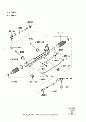 Тяга рулевая, маятник, поперечная тяга