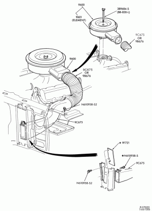 8 CYL. 6.9L (420 C.I.D.)-DIESEL-F250/350