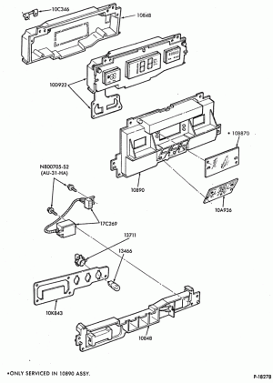 DISTRIBUTOR AND IGNITION SYSTEM-Instrument cluster parts - electronic