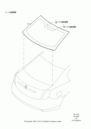 Стекло заднее