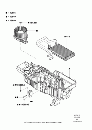 Радиатор отопителя салона