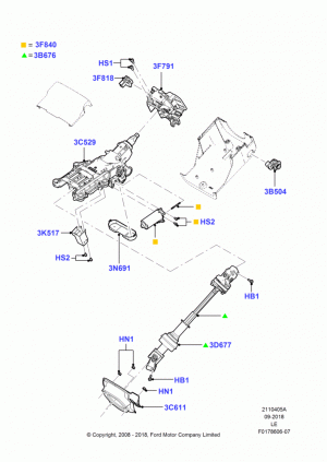 Прокладки, сальники, уплотнители рулевого управления