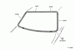 BACK WINDOW MOULDINGS