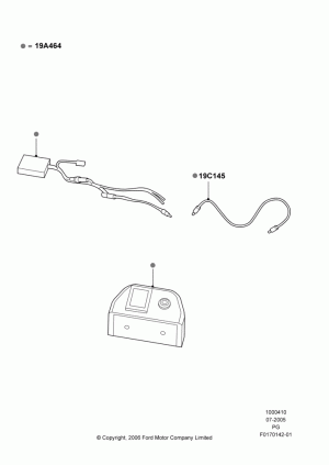 Audio Equipment - Accessory, Less AM/FM Str/CD/Clk/Navig System, Trip Tunes Kit; 18/JUL/2005-30/APR/2007