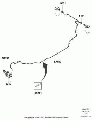 Air Suspension Compressor and Lines; 19/JUN/2006-04/JAN/2011