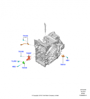 Transmission Modules and Sensors, 8 Speed Auto Transmission 8F57; 06/SEP/2018