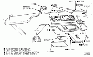SOFT, INTERIOR TRIM-Illuminated vanity mirror