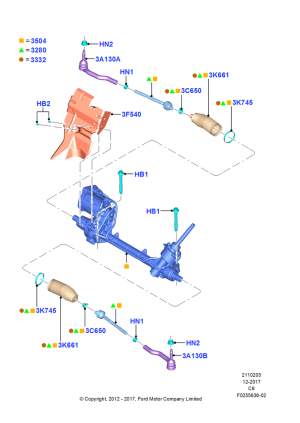 Тяга рулевая, маятник, поперечная тяга